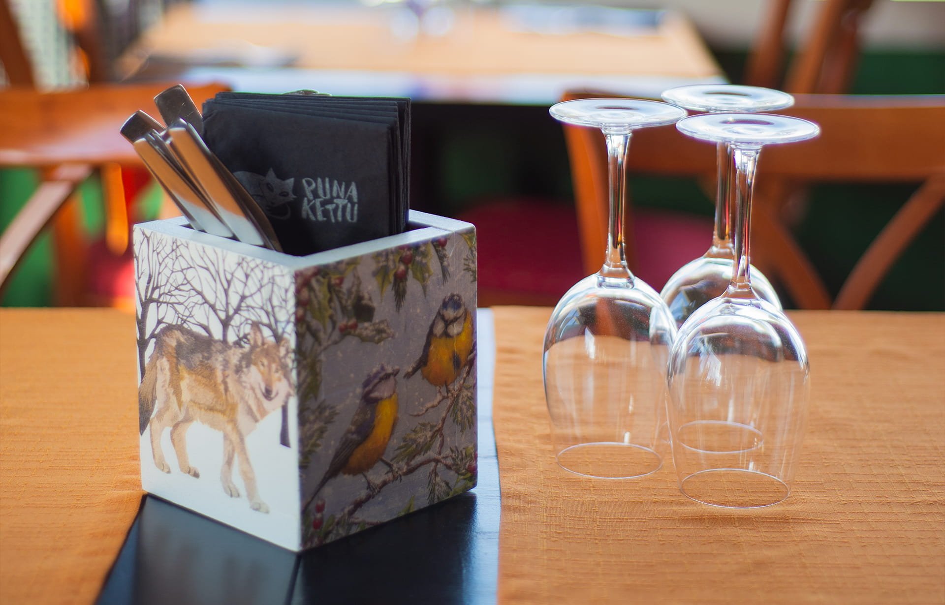 Ravintola | Ravintola Punakettu Punaketun ravintolakattaus.